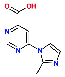 (image for) MCYM3454 6-(2-Methyl-1H-imidazol-1-yl)pyrimidine-4-carboxylic acid